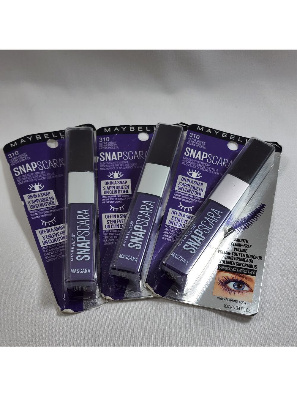 SnapScara Mascara #310 UltraViolet 3x No Exp Gift Maybelline NEW Factory Sealed